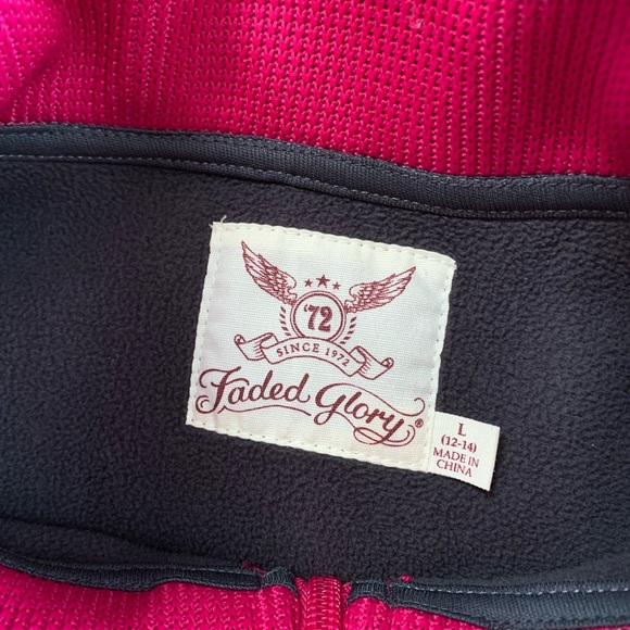 Faded Glory Women’s Pink Jacket Size Large 12-14 - Picture 5 of 16